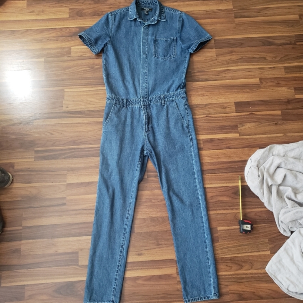 Forever 21 Men's Small Denim Coveralls